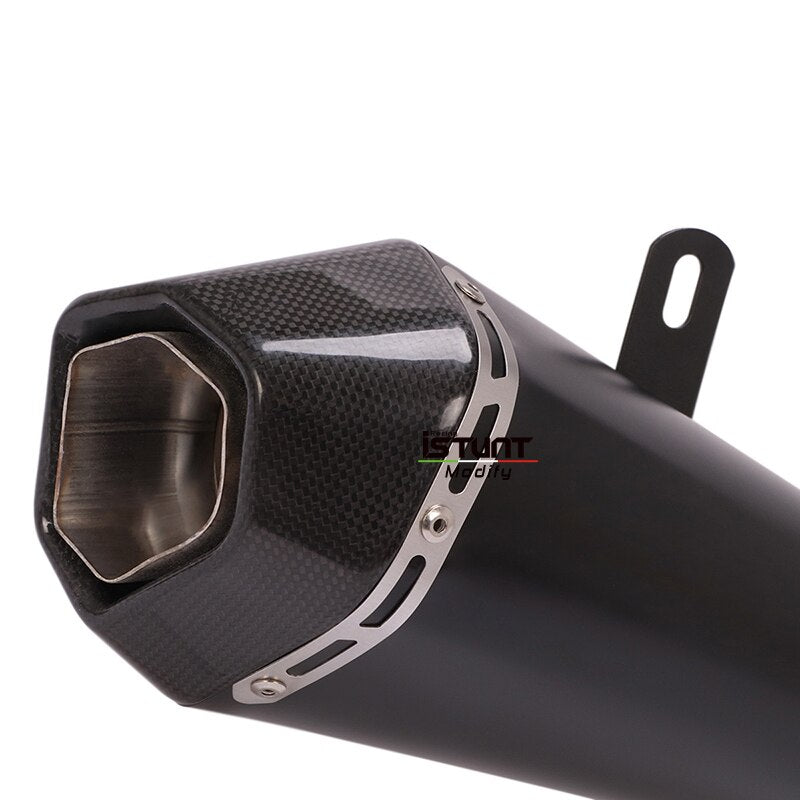 Slip On Exhaust For DUCATI Scrambler 800 2015 - 2020 Monster 797 2017 - 2020 Modified Middle Link Pipe & Muffler