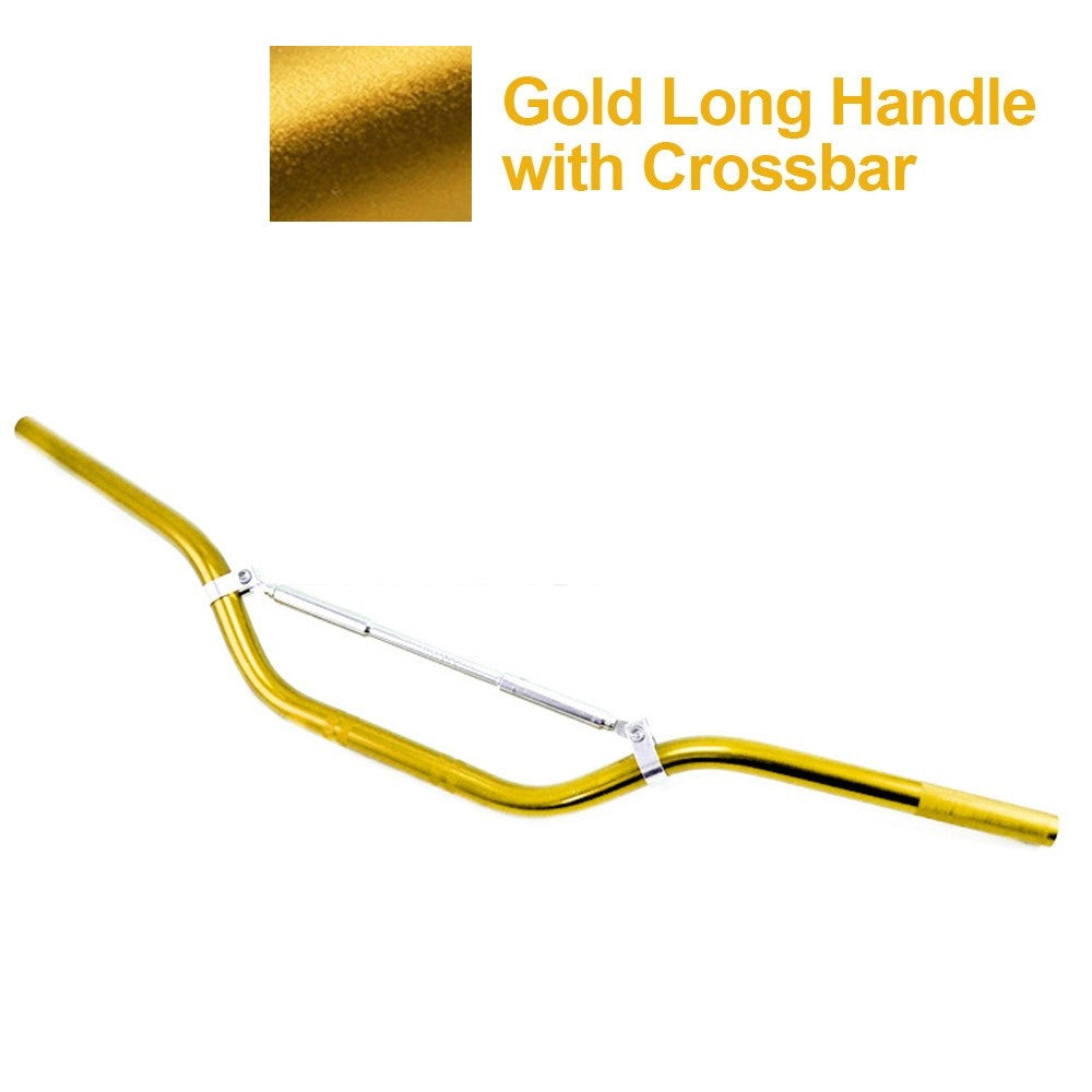 CNC Aluminum 22mm Handlebar for On Road or Off Road Motorcycle Yamaha Honda Suzuki Kawasaki KTM Ducati BMW & More Street Bike/Dirt Bike 7/8 inch Handle Bar With Cross Bar