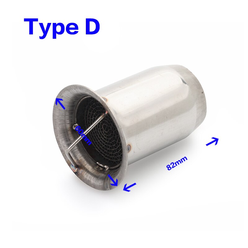 Exhaust Inlet db Killer for Universal Motorcycle Exhaust Muffler 51mm to 60mm Slip-on
