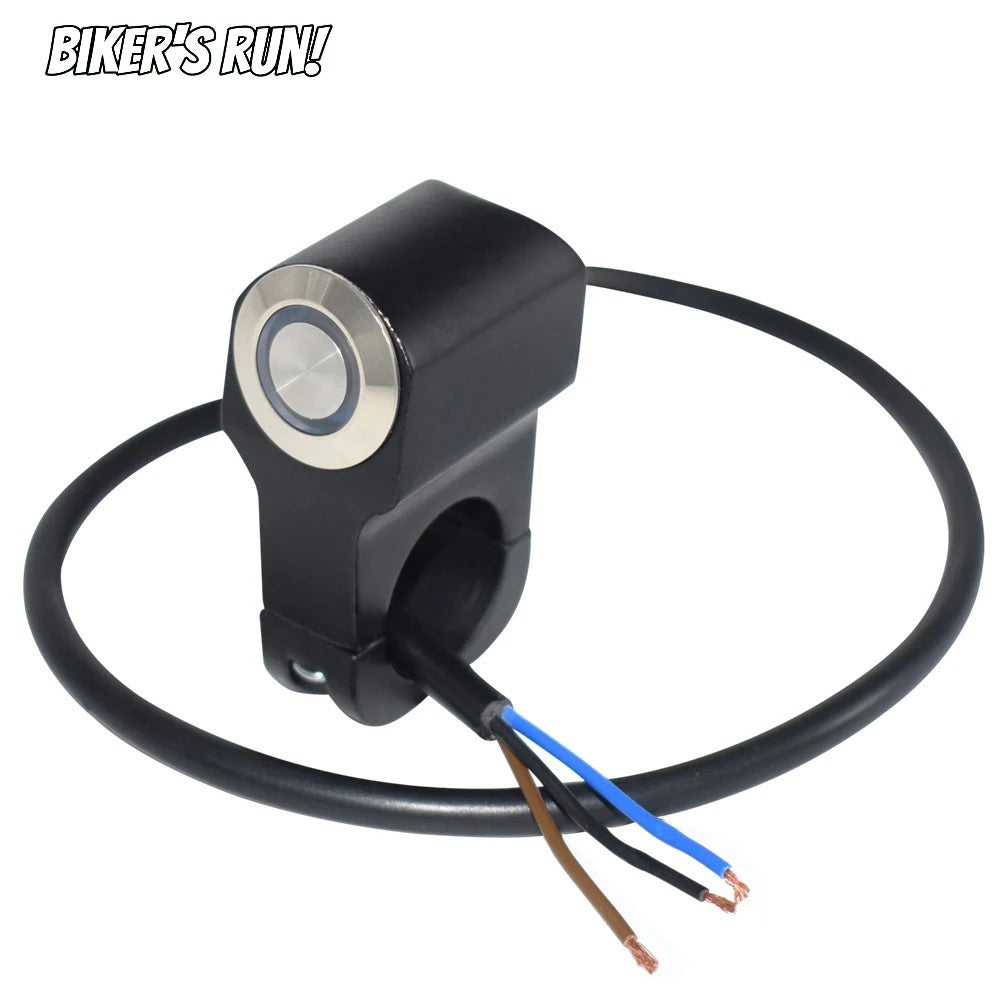 Backlit 1" Handlebar 24.5mm or 7/8" Handlebar 22mm Momentary Self Return or Latch Switches