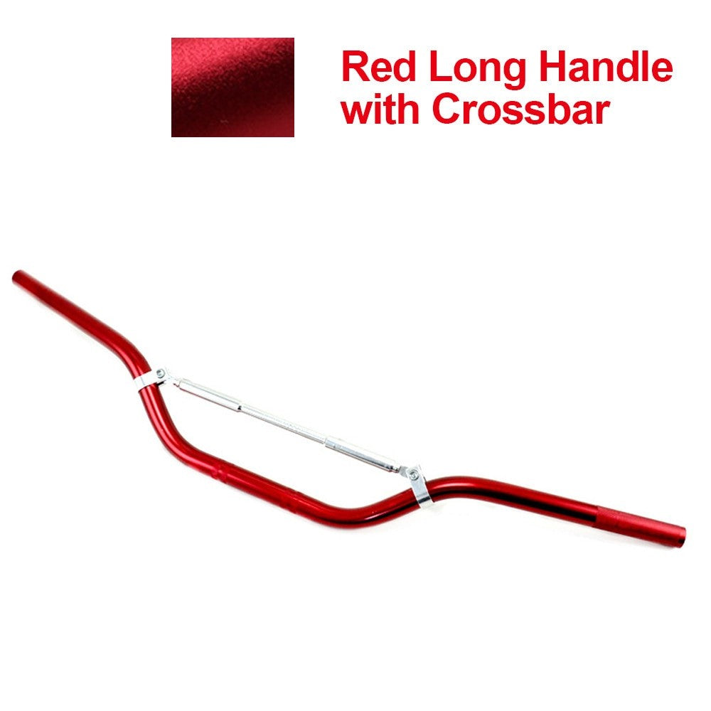 CNC Aluminum 22mm Handlebar for On Road or Off Road Motorcycle Yamaha Honda Suzuki Kawasaki KTM Ducati BMW & More Street Bike/Dirt Bike 7/8 inch Handle Bar With Cross Bar