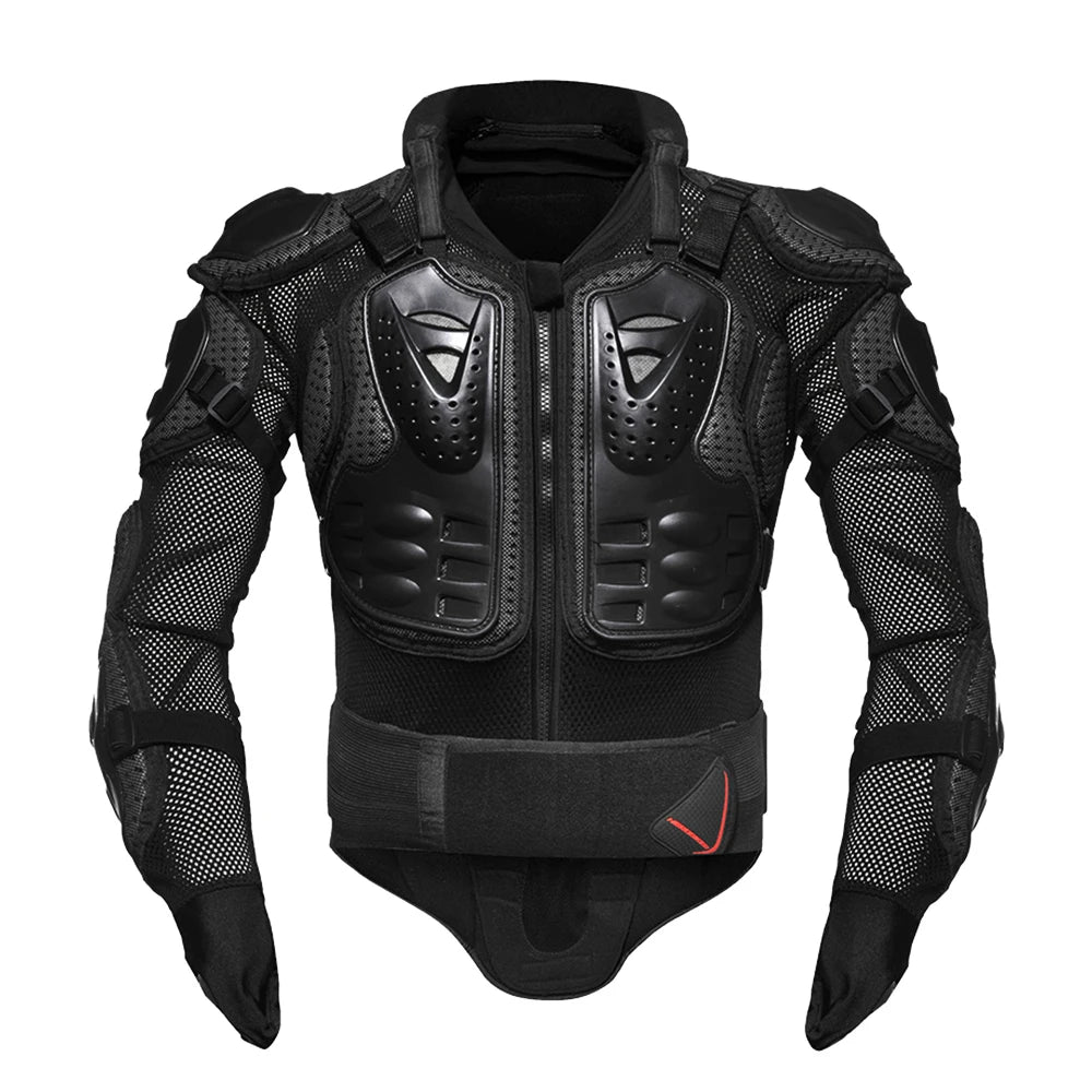 Turtle Motorcycle Armor Jacket With Full Body Neck Protector - Racing, ATV, Motocross, Street Motorcycle Protective Gear Protection