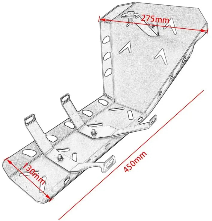 Versys X 300 KLE 300 Engine Guard Protector Chassis Bash Skid Plate Frame Guard for Kawasaki Versys-X 300 X300 KLE300 2017-2022