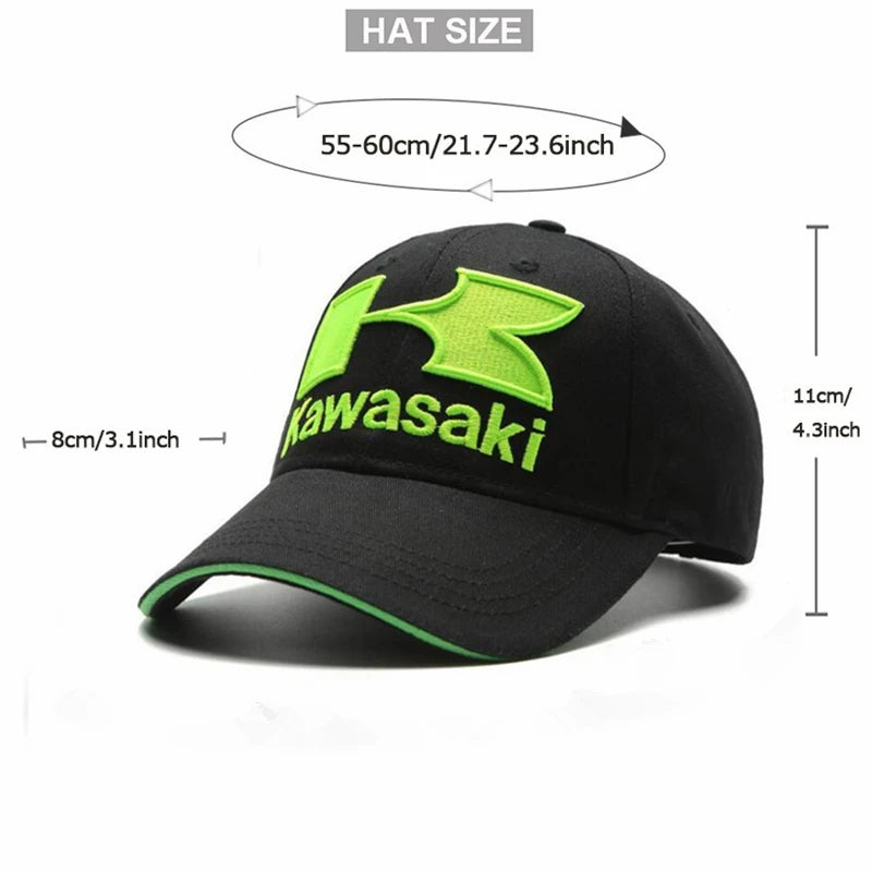 Genuine Kawasaki Embroidered Baseball Hat