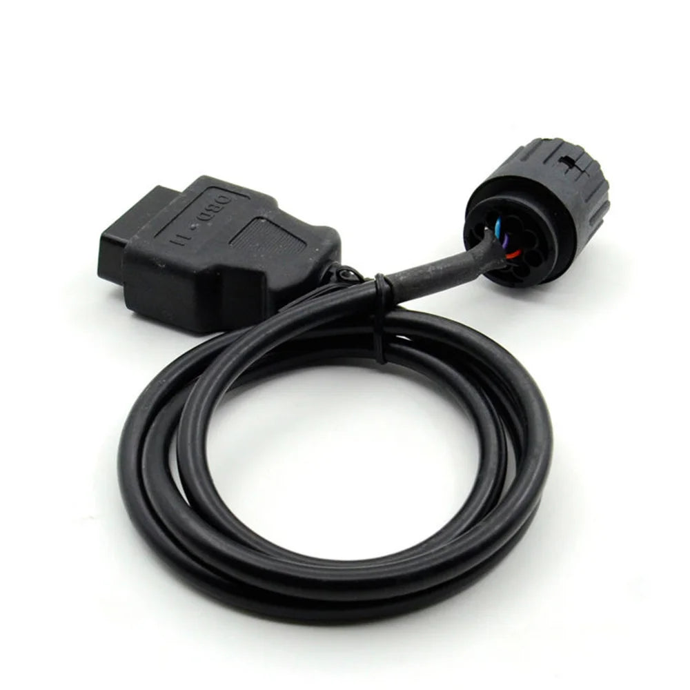 BMW Motorcycle 10 Pin Adapter ICOM-D Cable 10Pin To 16Pin OBD2 Diagnostic Connector
