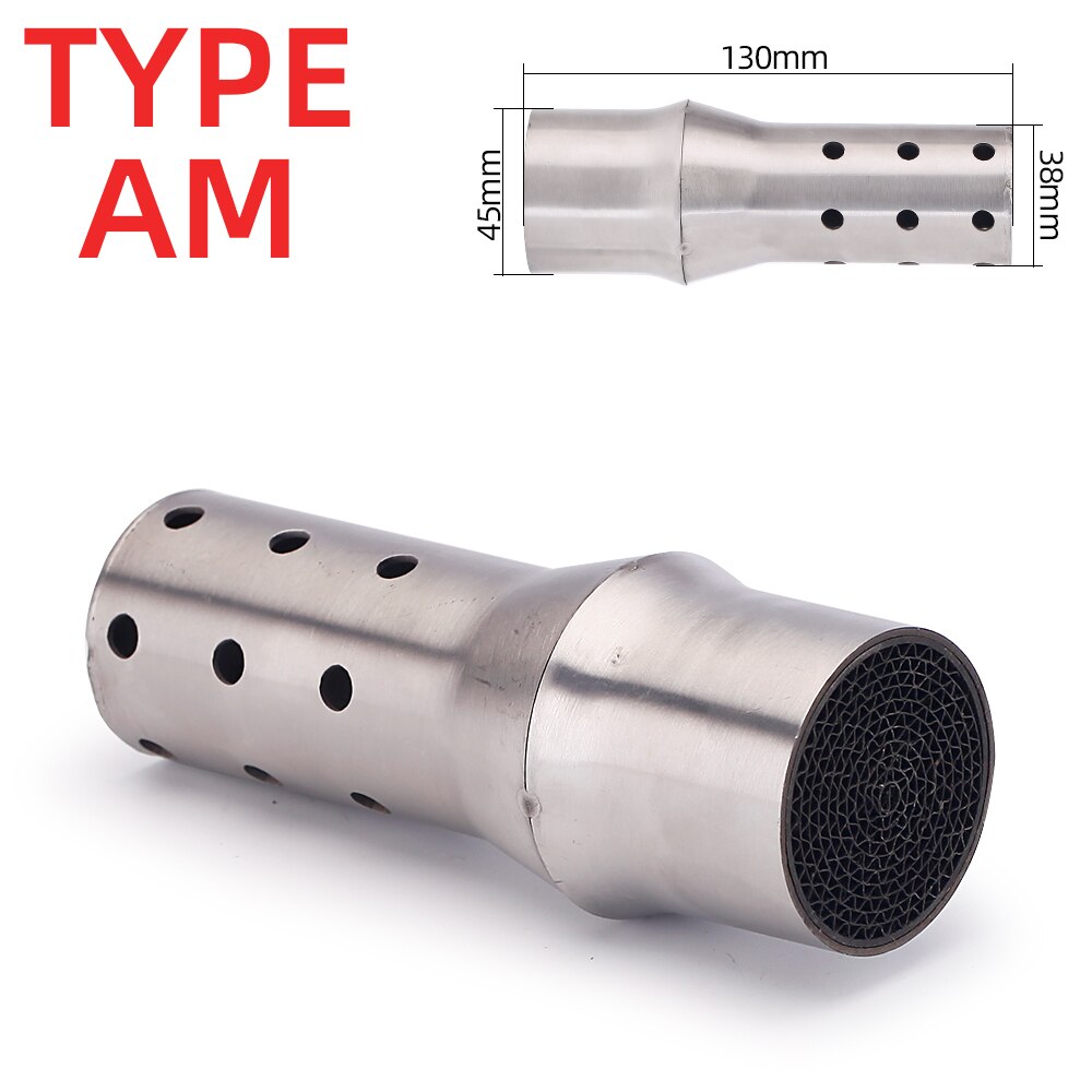 Exhaust Inlet db Killer for Universal Motorcycle Exhaust Muffler 51mm to 60mm Slip-on
