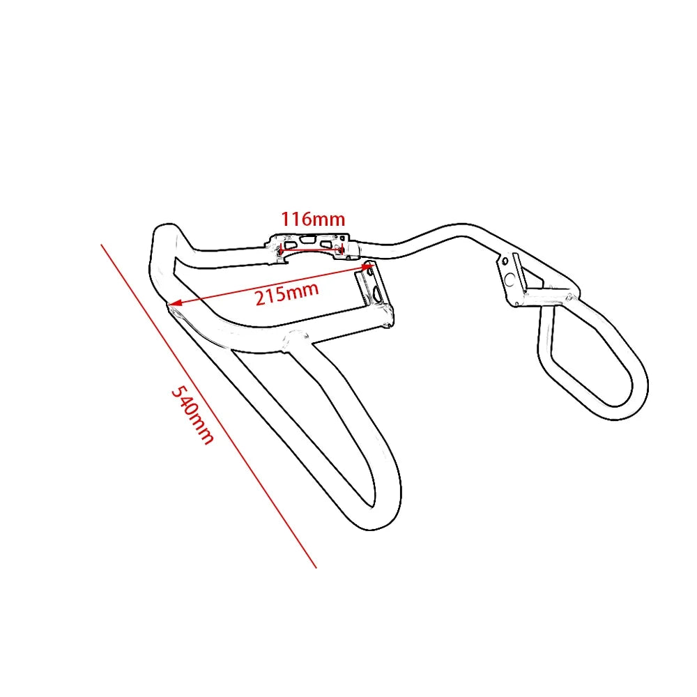 Kawasaki Versys-X 300 2017-2025 Engine Guard Crash Bar Protector With Fog Accessory Lamp Mount