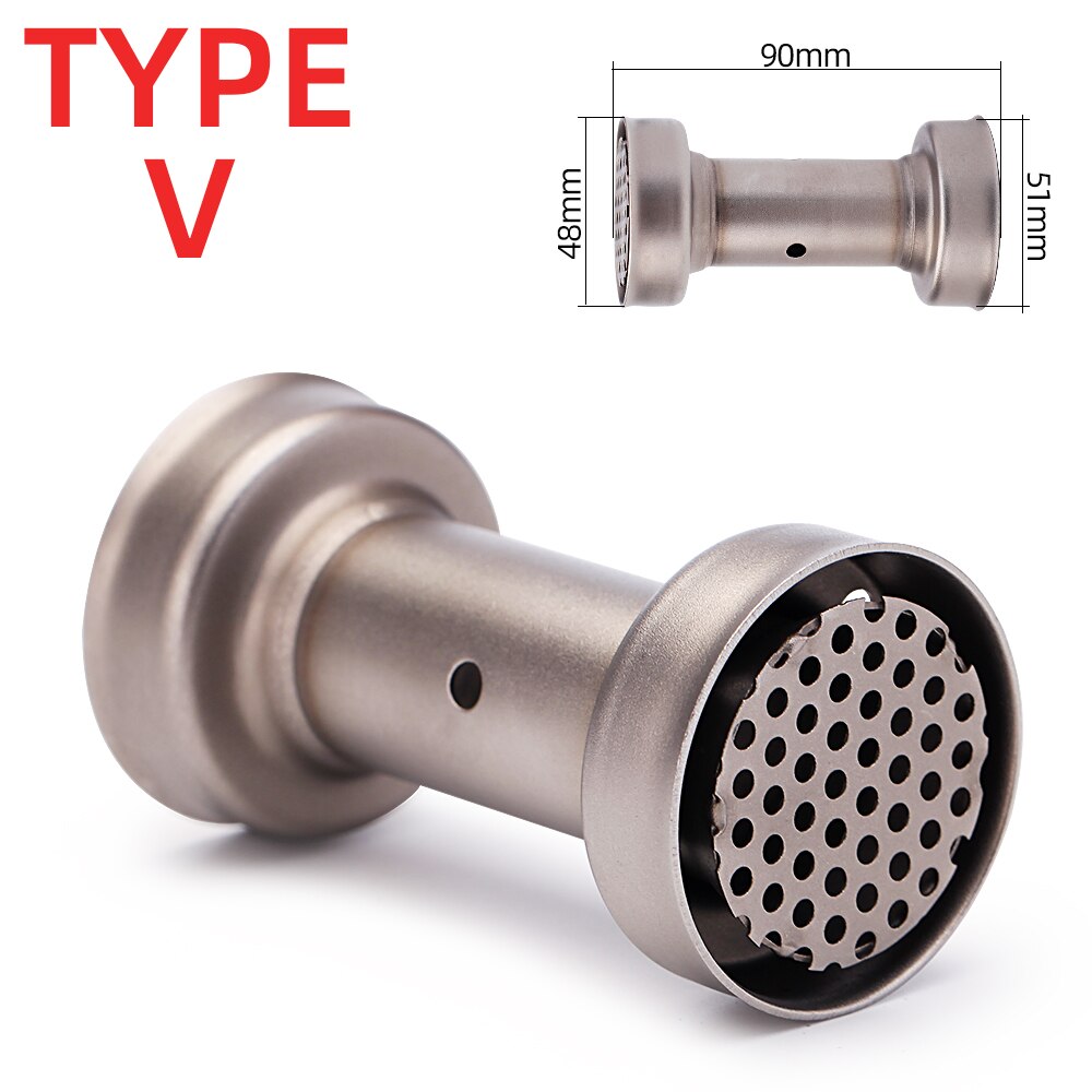 Exhaust Inlet db Killer for Universal Motorcycle Exhaust Muffler 51mm to 60mm Slip-on