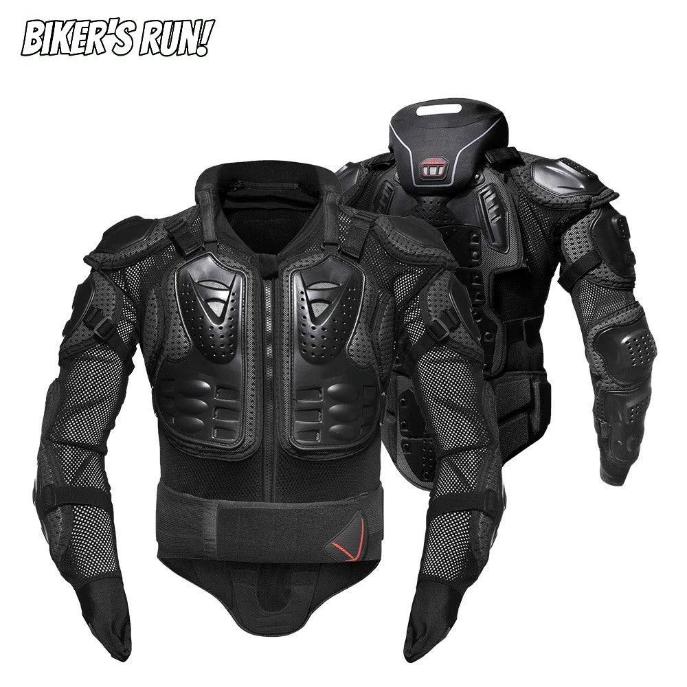 Turtle Motorcycle Armor Jacket With Full Body Neck Protector - Racing, ATV, Motocross, Street Motorcycle Protective Gear Protection