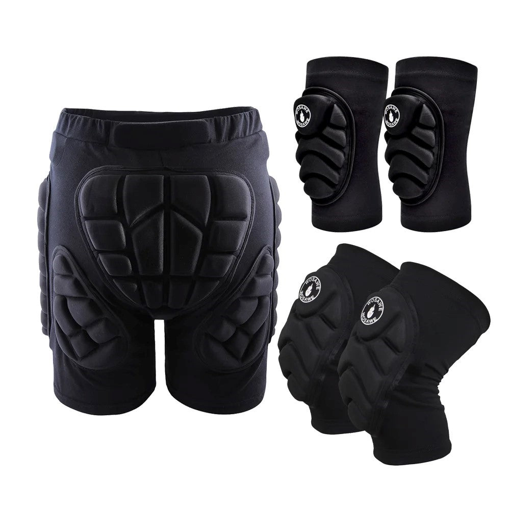 Wolf Bike Unisex Motorcycle/Extreme Sport Shorts Ski/Snowboarding/Mountain Biking/Motocross Protective Gear Hip Butt Pad Armor