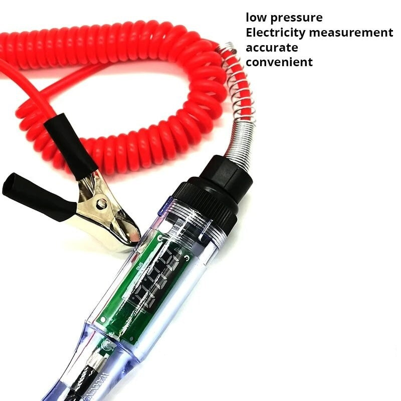 TEST LIGHT WITH VOLTMETER 3V to 24V DC Voltage Circuit Tester TWO TOOLS in ONE!