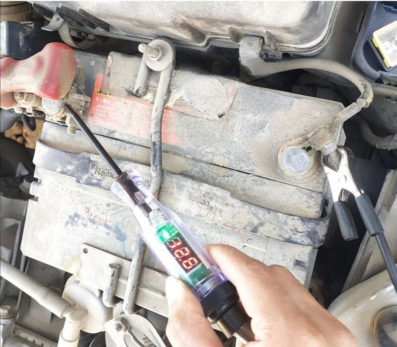 TEST LIGHT WITH VOLTMETER 3V to 24V DC Voltage Circuit Tester TWO TOOLS in ONE!