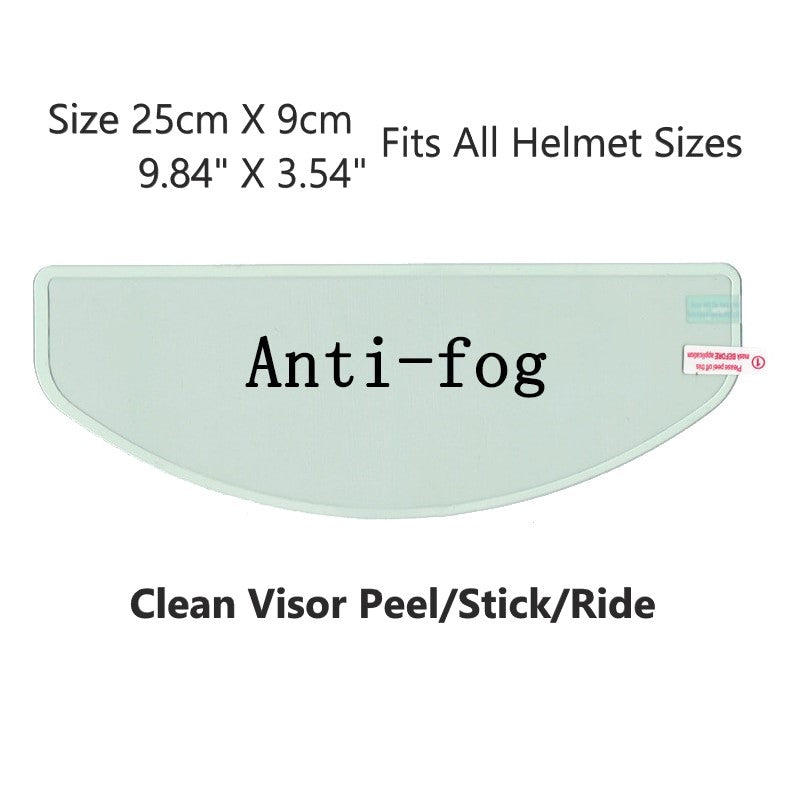 Motorcycle Helmet Anti-Rain and Anti-Fog Visor Treatment Updated