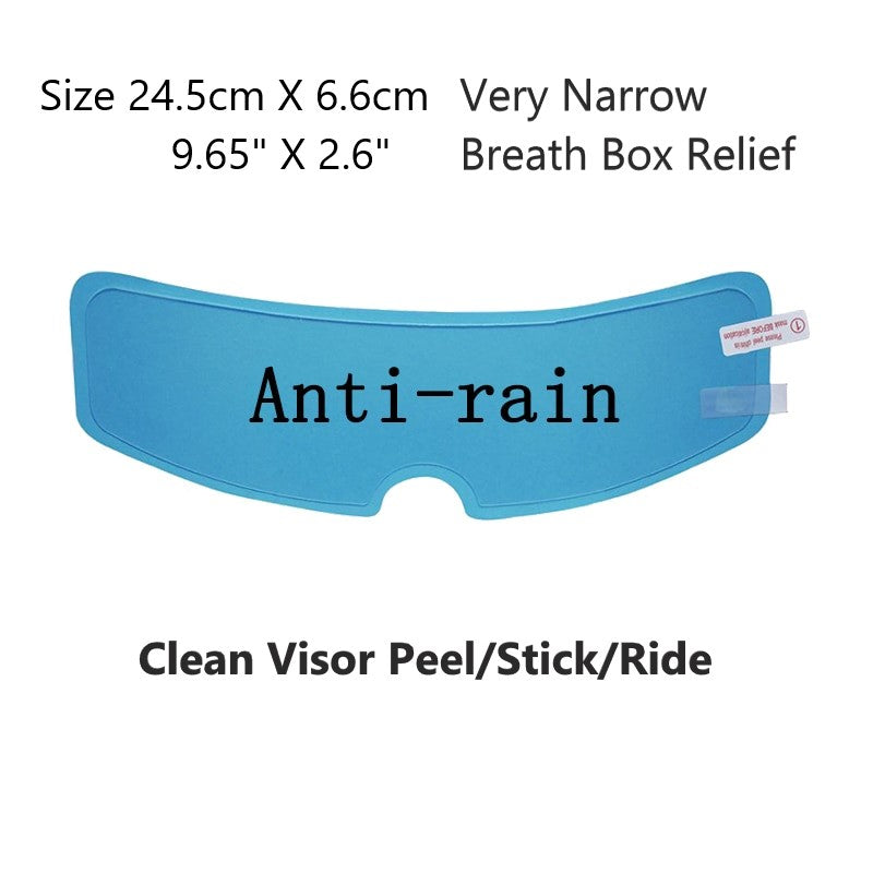Motorcycle Helmet Anti-Rain and Anti-Fog Visor Treatment Updated