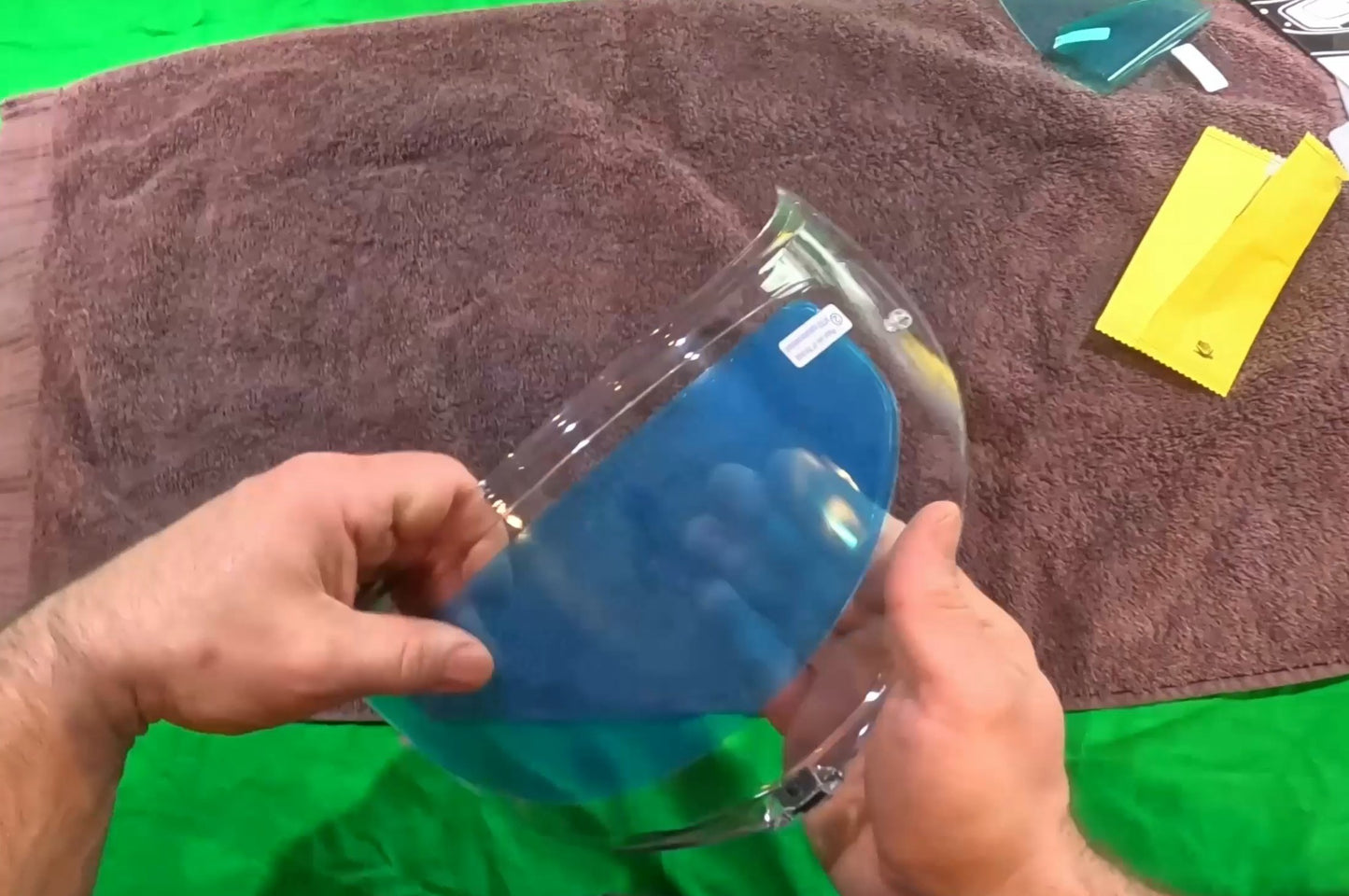 Motorcycle Helmet Anti-Rain and Anti-Fog Visor Treatment Updated