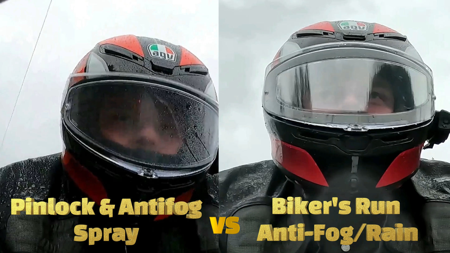 Motorcycle Helmet Anti-Rain and Anti-Fog Visor Treatment Updated