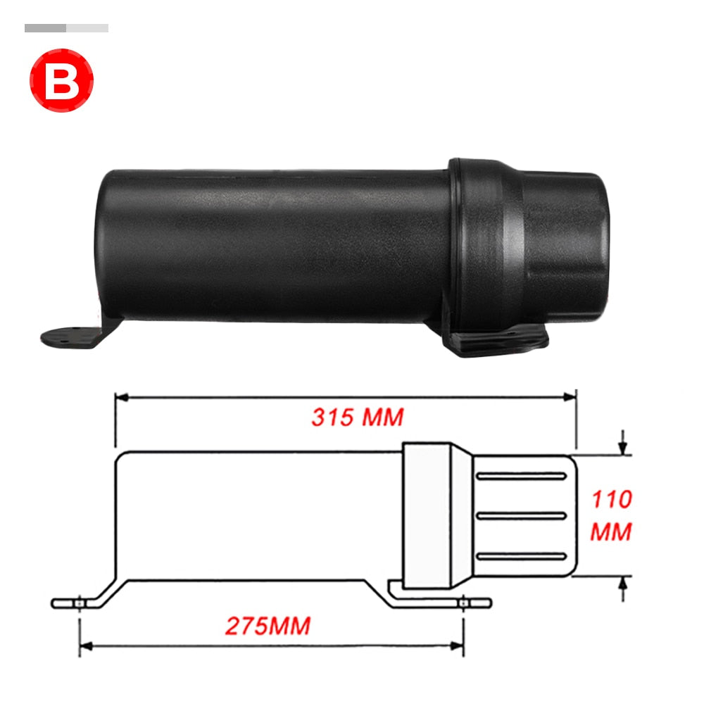 KEMiMOTO Universal Motorcycle Tool Tube Accessories Waterproof Storage Box For BMW For Honda For YAMAHA For Kawasaki