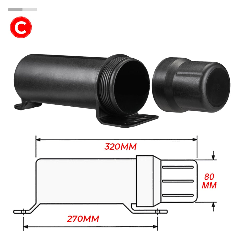 KEMiMOTO Universal Motorcycle Tool Tube Accessories Waterproof Storage Box For BMW For Honda For YAMAHA For Kawasaki