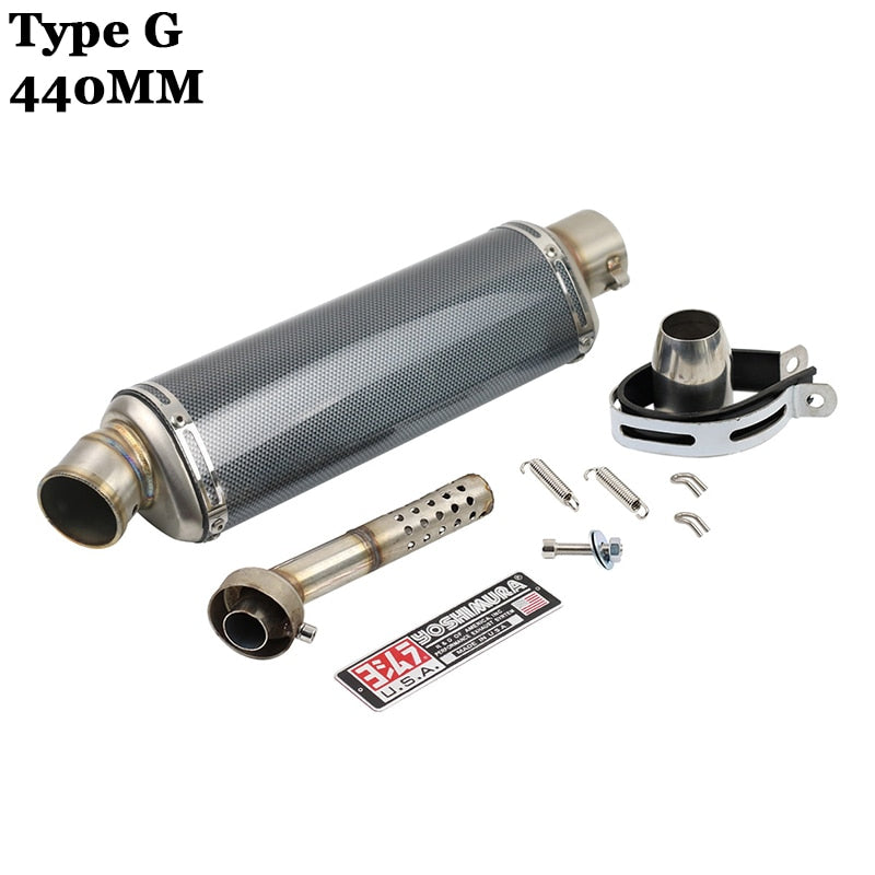 Universal Motorcycle Exhaust Muffler for 100cc-1000cc ATV, Motorcycle 51mm Muffer