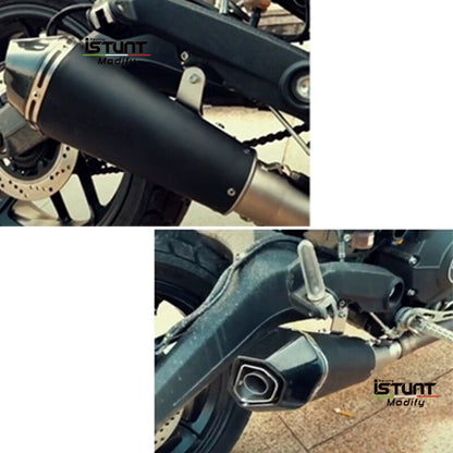 Slip On Exhaust For DUCATI Scrambler 800 2015 - 2020 Monster 797 2017 - 2020  Modified Middle Link Pipe & Muffler