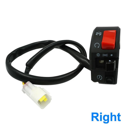 Replacement Handlebar Switch 7/8" 22mm Motorcycle Full Switches Motorbike Handlebar Controller Switch Generic