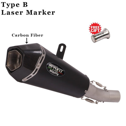 Slip On Exhaust For DUCATI Scrambler 800 2015 - 2020 Monster 797 2017 - 2020  Modified Middle Link Pipe & Muffler