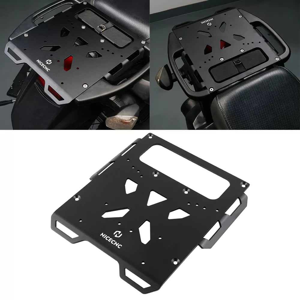 Rear Luggage Bracket Carrier Plate for Kawasaki KLR650 KLR 650 2008-2018 Rear Luggage Bracket Rack Carrier Plate Kit