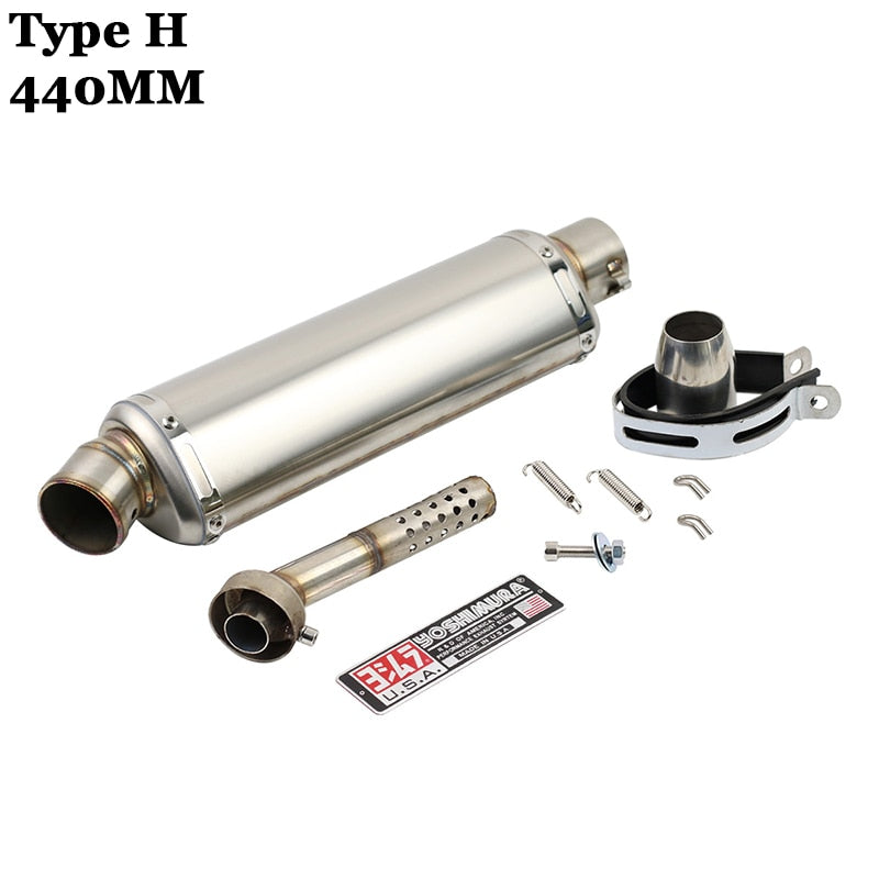 Universal Motorcycle Exhaust Muffler for 100cc-1000cc ATV, Motorcycle 51mm Muffer