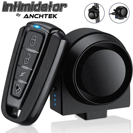 The Intimidator by Anchtek Motorcycle Alarm Anti theft 115dB Vibration Detector, Bicycle, Scooter, ATV, Anything Important!