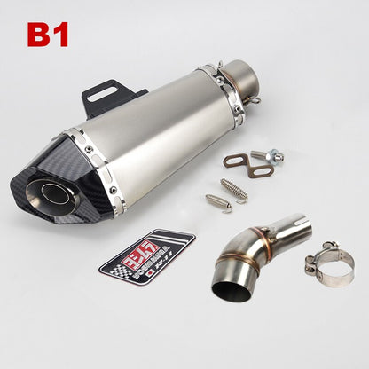 Slip-on Exhaust for Yamaha R3 YZF R25 250 300 MT03 51mm Slip-on Exhaust Middle Link Pipe Muffler Yoshimura Silencer System & DB Killer