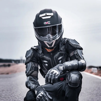 Turtle Motorcycle Armor Jacket With Full Body Neck Protector - Racing, ATV, Motocross, Street Motorcycle Protective Gear Protection