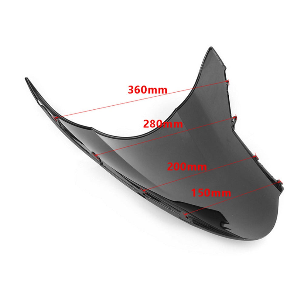 Double Bubble Windshield Windscreen For Honda VFR800 VFR 800 2002-2012