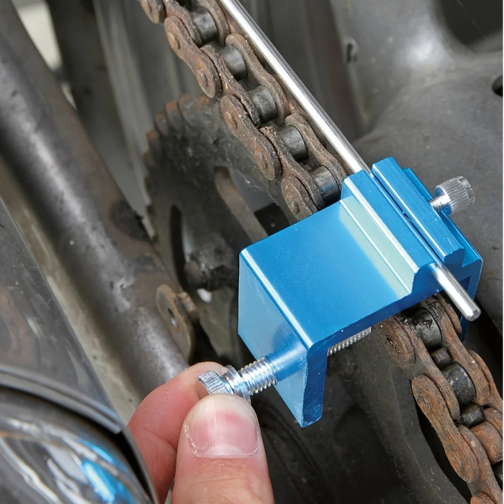 Threaded Chain Alignment Motorcycle Chain & Sprocket Alignment Tool – Bikers Run