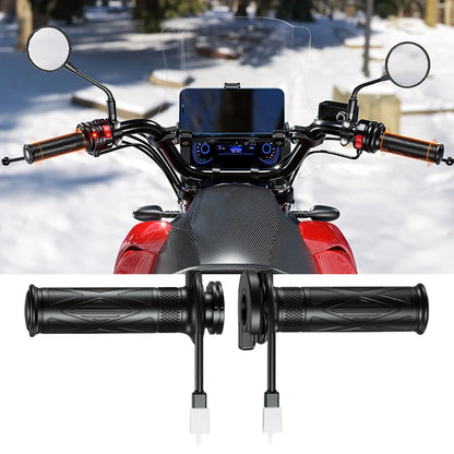 Motorcycle Heated Grips 5-Levels of Smart Temperature Control