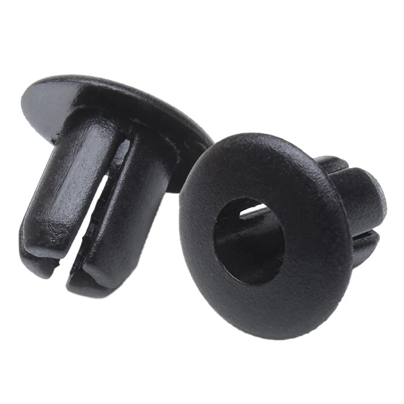 6mm Black Rivet Fairing Panel Fairing Fastener Clips For Most Motorcycles 10/20/30PCS