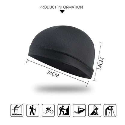 Skull Cap Quick Dry Anti-UV Anti-Sweat Motorcycle Helmet Protector