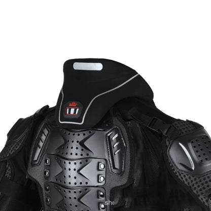 Turtle Motorcycle Armor Jacket With Full Body Neck Protector - Racing, ATV, Motocross, Street Motorcycle Protective Gear Protection