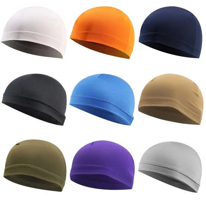 Skull Cap Quick Dry Anti-UV Anti-Sweat Motorcycle Helmet Protector