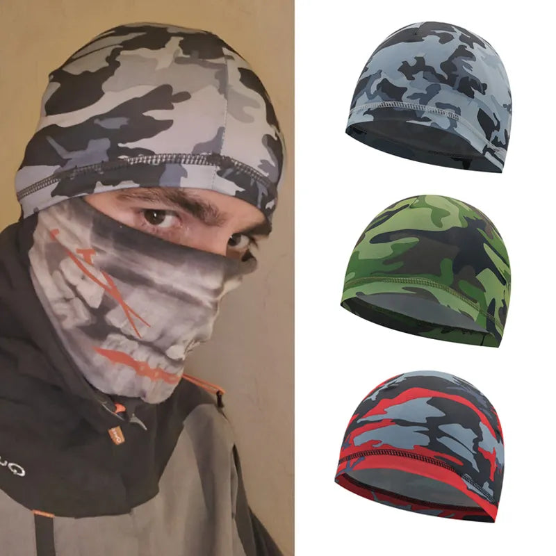 Skull Cap Quick Dry Anti-UV Anti-Sweat Motorcycle Helmet Protector