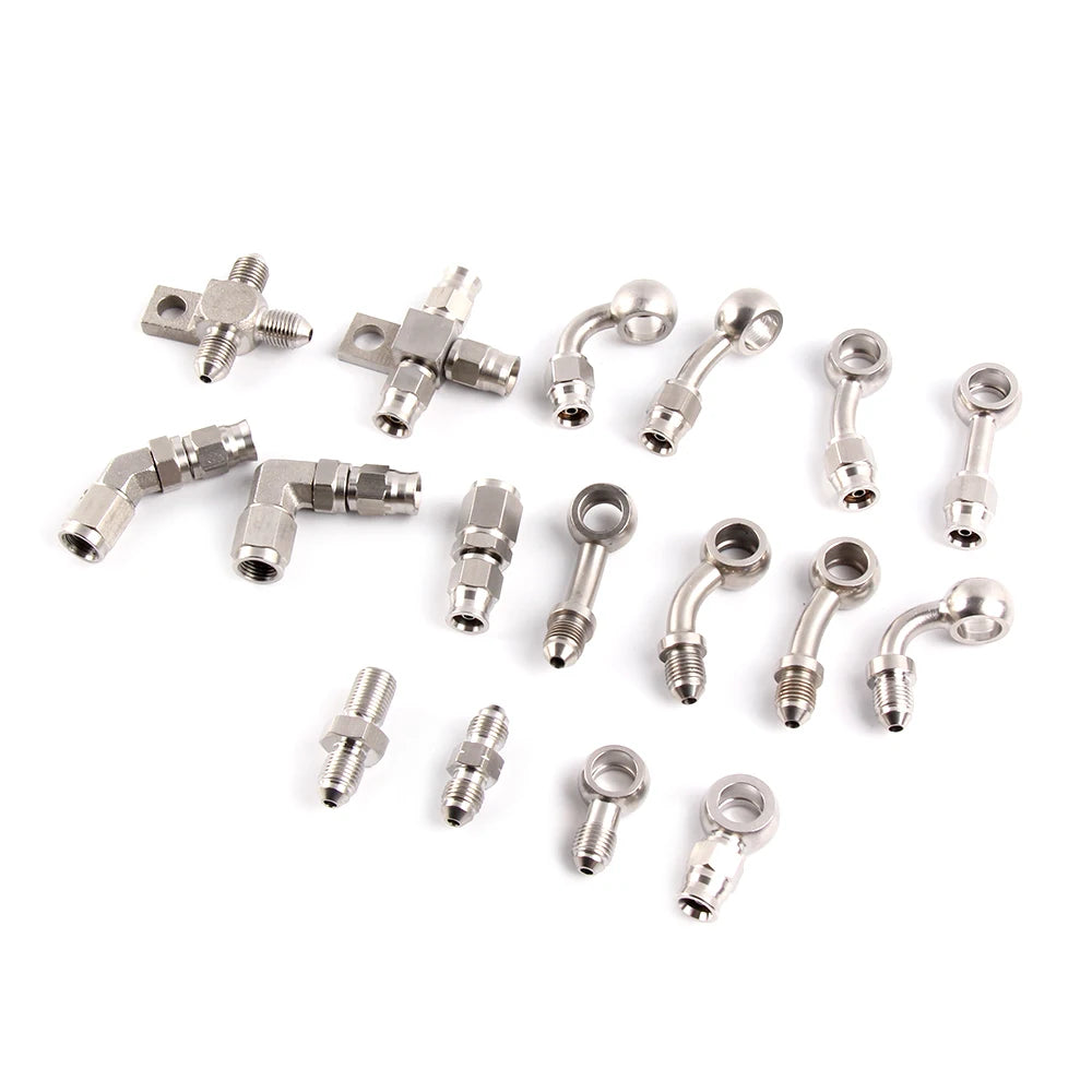Stainless Steel AN3 Motorcycle Motorcycle Hydraulic Brake Fitting