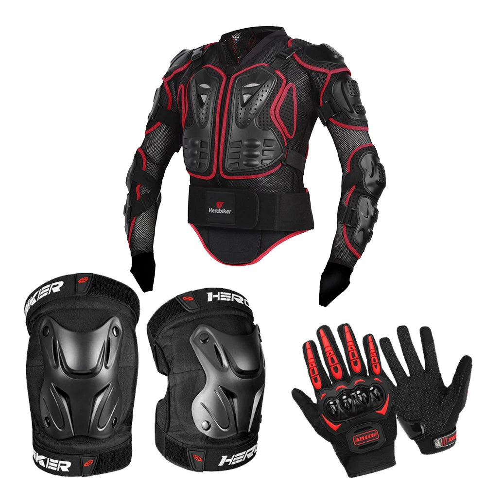 New Motorcycle Jackets & Body Armor Protection Accessories CE Protection For Street or Offroad Motorbike/Motocross Protective Gear