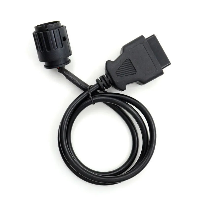 BMW Motorcycle 10 Pin Adapter ICOM-D Cable 10Pin To 16Pin OBD2 Diagnostic Connector