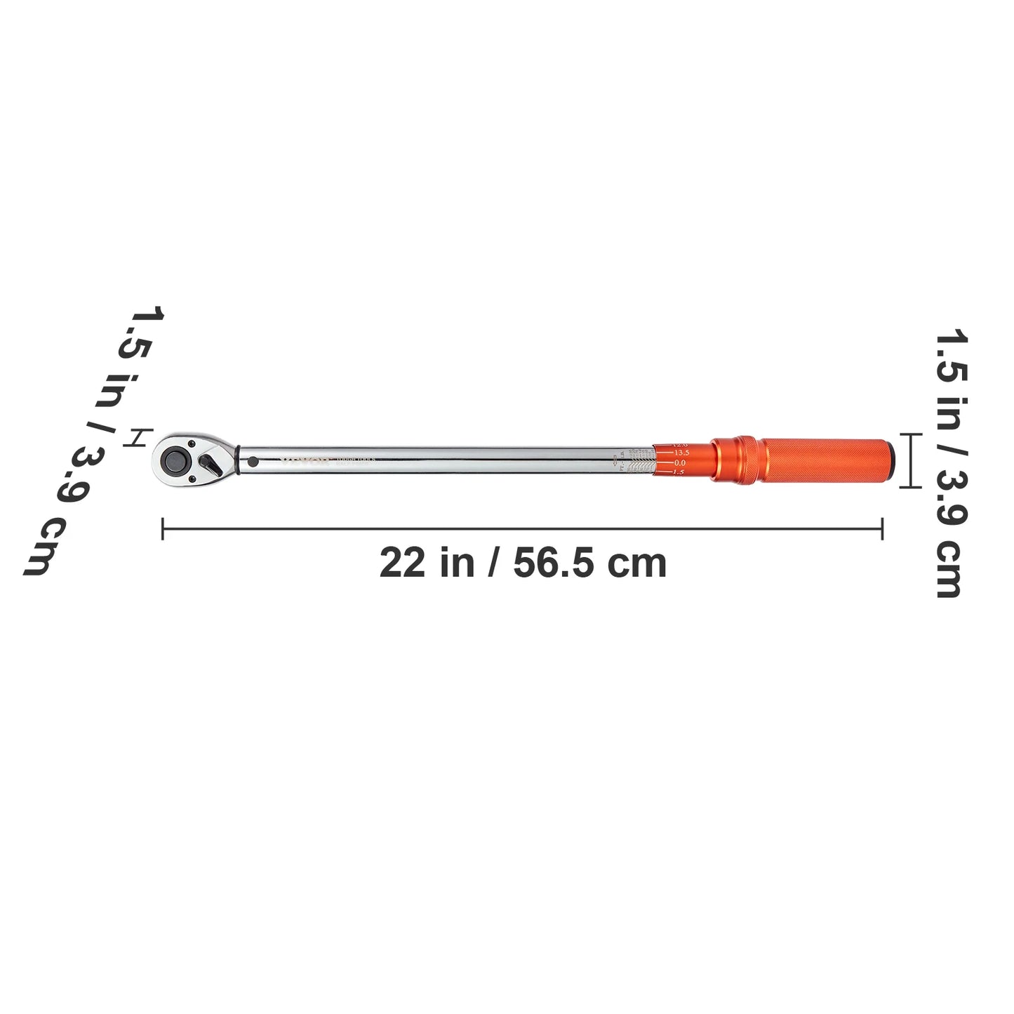 VEVOR 1/2" 1/4" 3/8" Mechanical Torque Wrench Set Precision Pointer Hand Tools Torque Wrench Mechanical Workshop Car Repair Tool