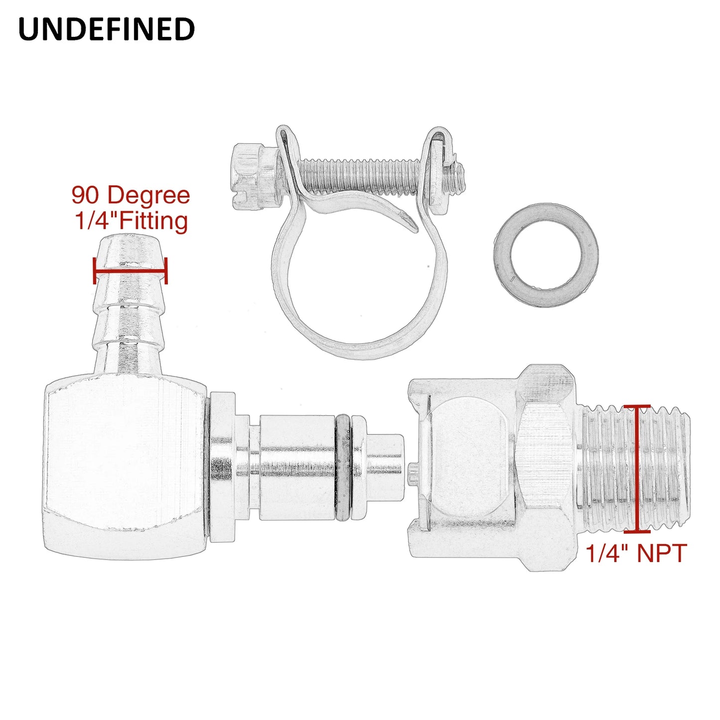 THE FIX For BMW R1200GSW R1200R S1000RR Ducati 748 916 996 998 Triumph Daytona TT600 Fuel Pump Quick Release Metal Connector