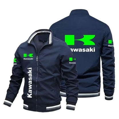 2024 Summer Men's Kawasaki Jacket Motorcycle/ATV