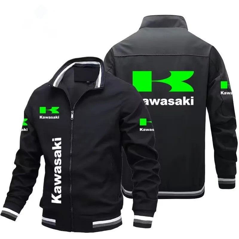 2024 Summer Men's Kawasaki Jacket Motorcycle/ATV