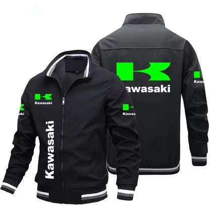 2024 Summer Men's Kawasaki Jacket Motorcycle/ATV