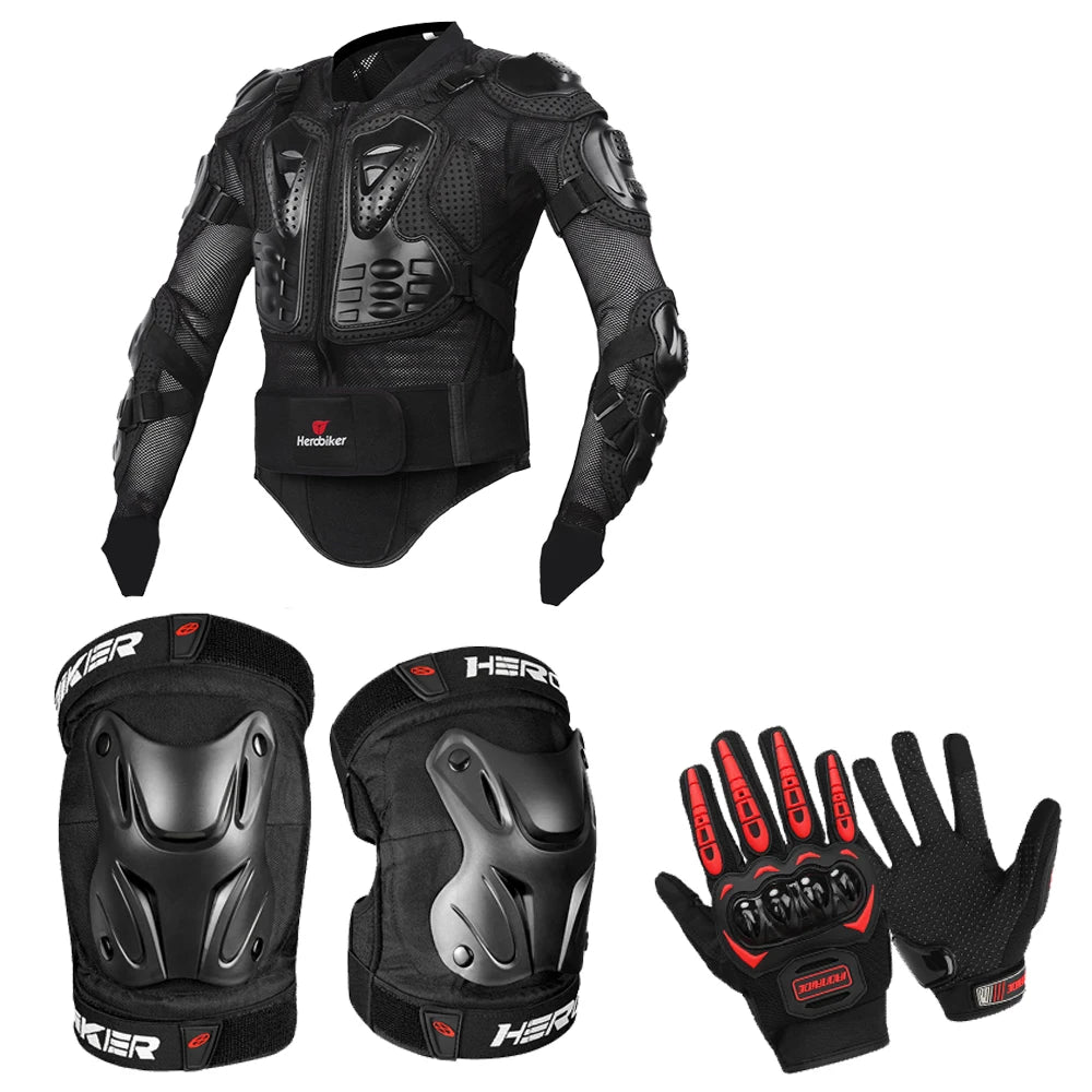 New Motorcycle Jackets & Body Armor Protection Accessories CE Protection For Street or Offroad Motorbike/Motocross Protective Gear