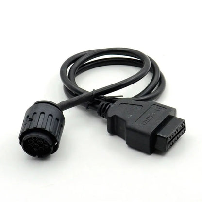 BMW Motorcycle 10 Pin Adapter ICOM-D Cable 10Pin To 16Pin OBD2 Diagnostic Connector