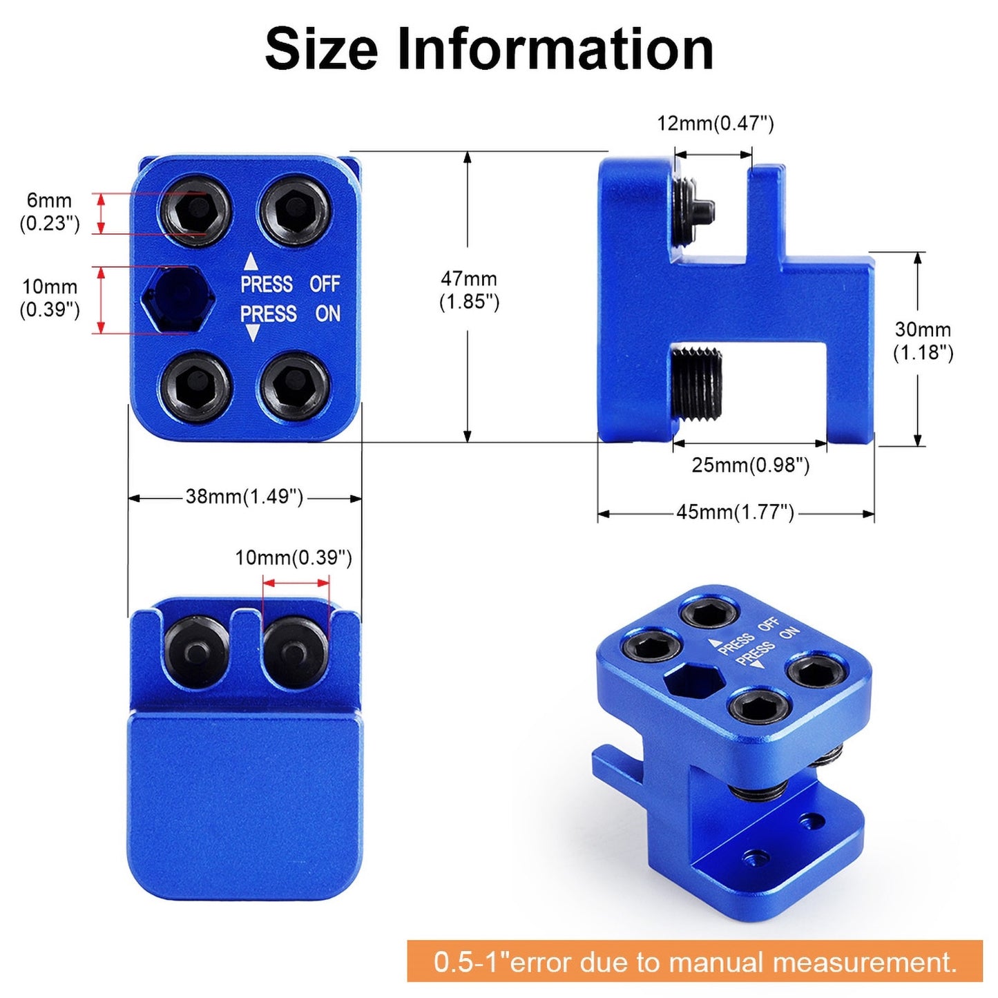 Professional Master Link Press Tool for 520 525 530 Chains Universal Chain Master Link Alignment Tool